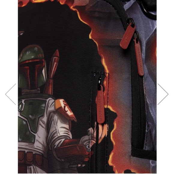 SPRAYGROUND. STAR WARS BOBA FETT BLOWOUT SHARK BACKPACK - Picture 6 of 16